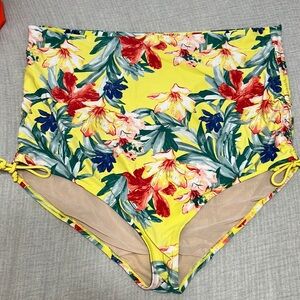 EUC Lane Bryant Extra High Rise Bikini Bottom Size 28